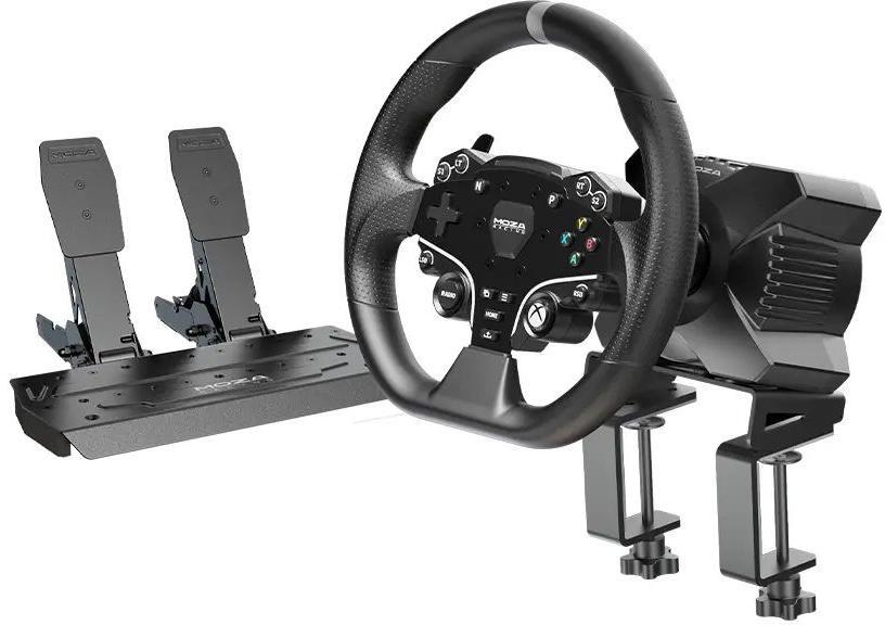 Moza Racing - ** B Grade ** Conjunto MOZA Racing R3 Racing Simulator ( Base Volante Direct Drive R3 + Volante ES + Pedais SR-P Lite + Suporte de Mesa R5)