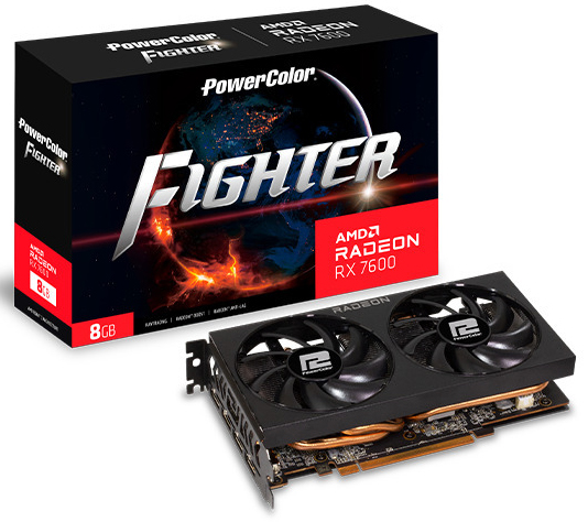 Gráfica PowerColor Radeon RX 7600 Fighter 8GB GD6