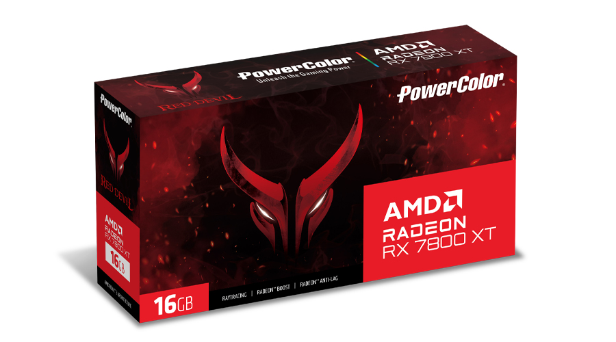 PowerColor - Gráfica PowerColor Radeon RX 7800 XT Red Devil OC 16GB GDDR6