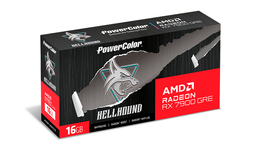 PowerColor - Gráfica PowerColor Radeon RX 7900 GRE Hellhound OC 16GB GDDR6
