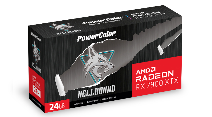 PowerColor - Gráfica PowerColor Radeon RX 7900 XTX Hellhound OC 24GB GDDR6