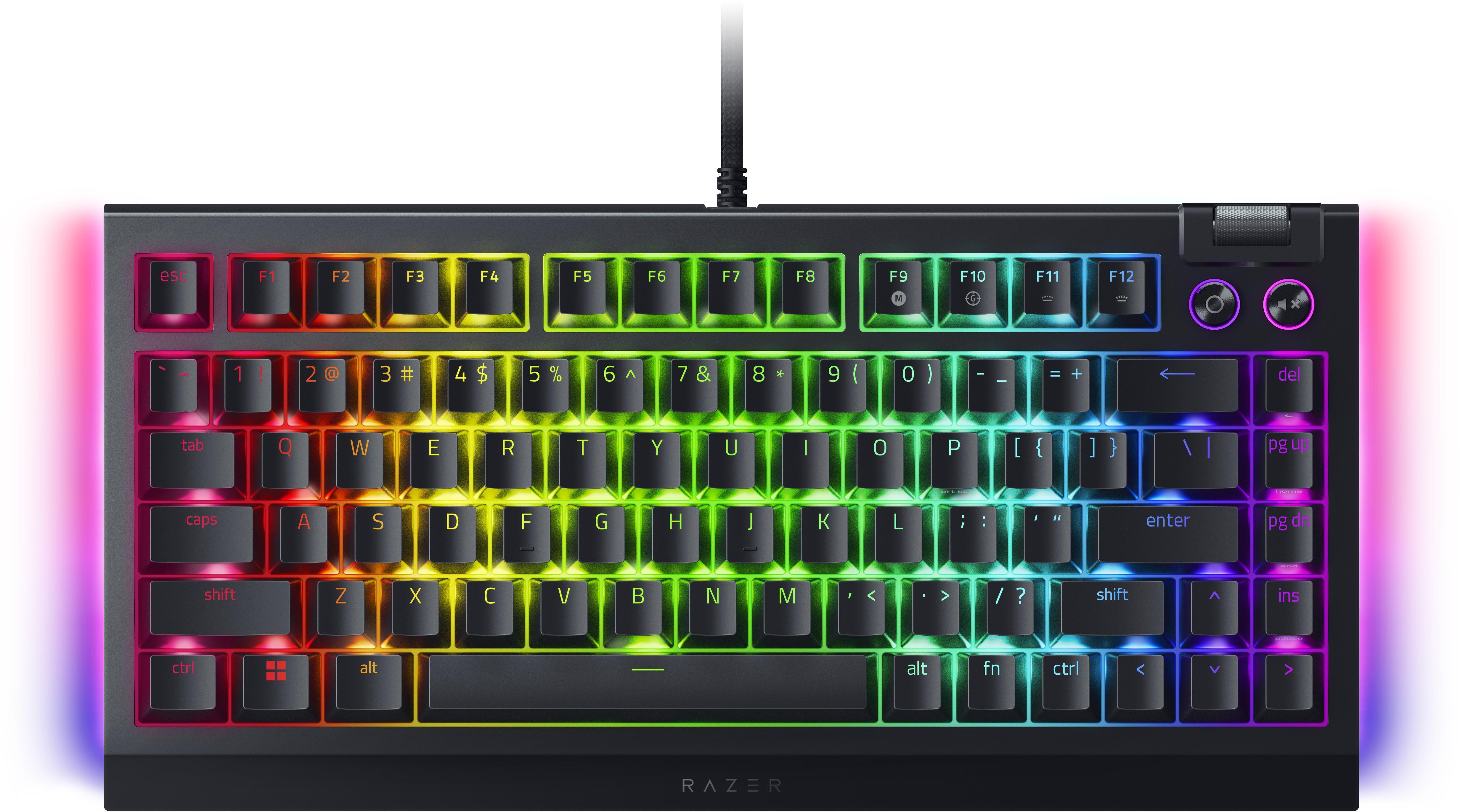 Razer - Teclado Razer BlackWidow V4 75% RGB Tactile Switch (US)