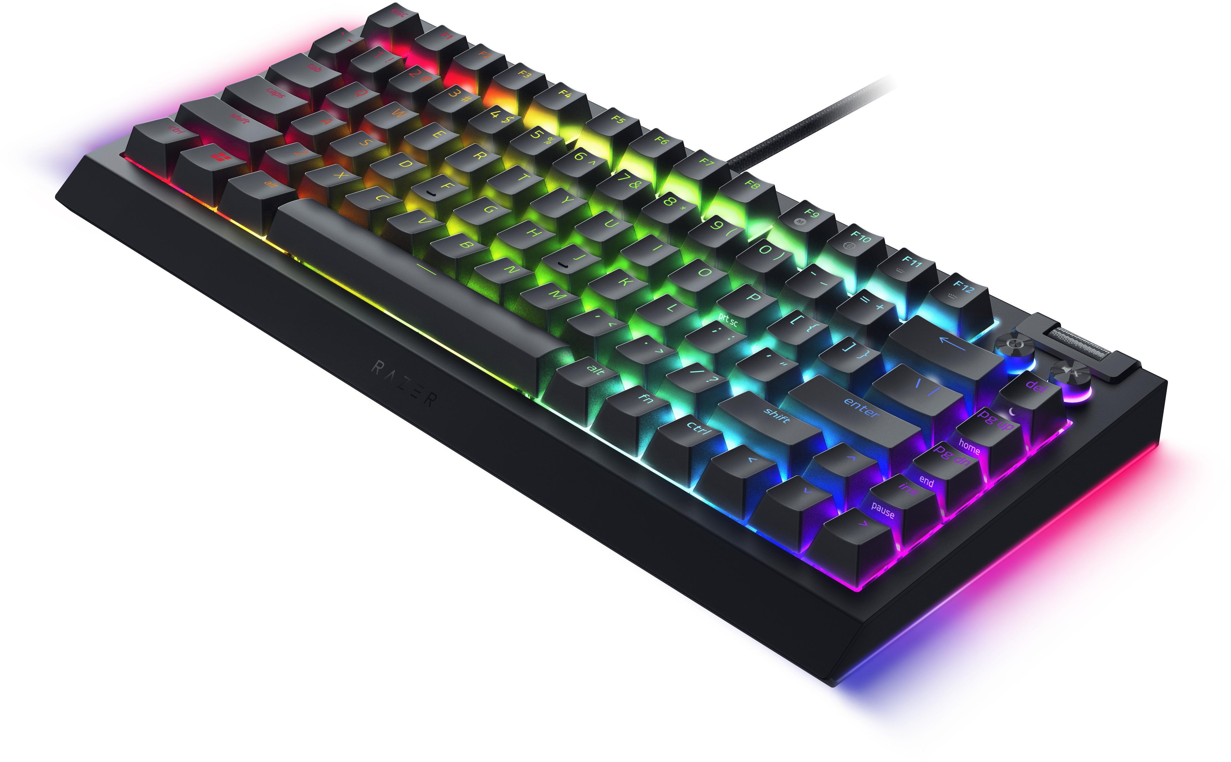 Razer - Teclado Razer BlackWidow V4 75% RGB Tactile Switch (US)