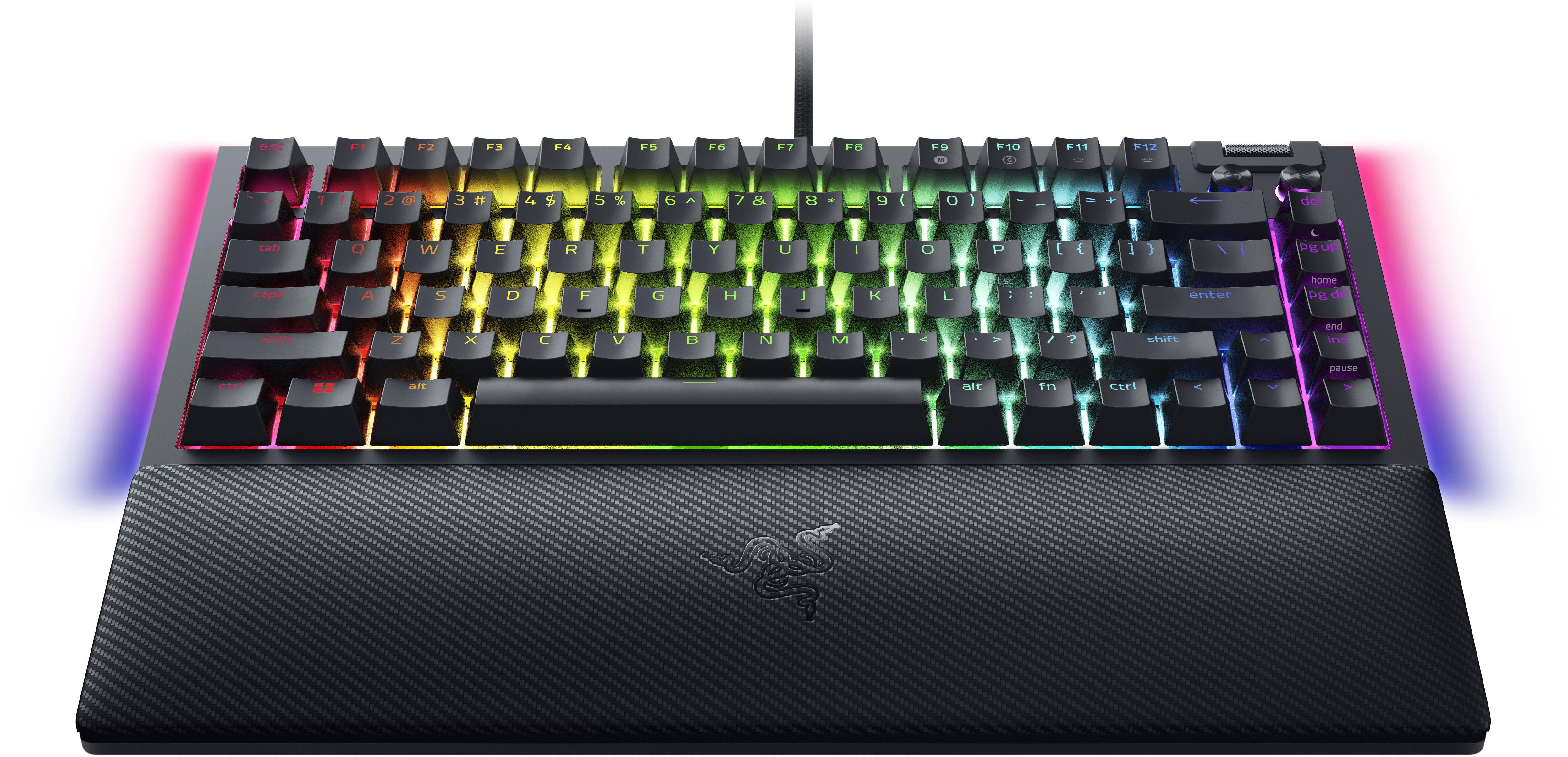 Razer - Teclado Razer BlackWidow V4 75% RGB Tactile Switch (US)