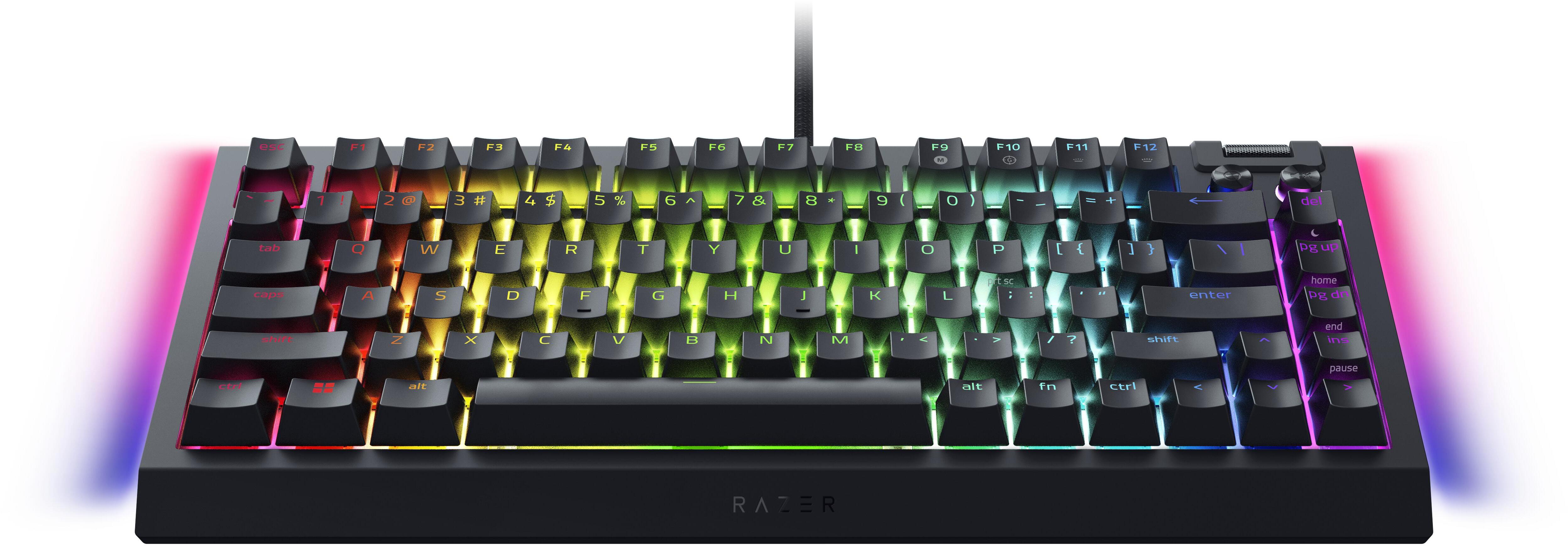 Razer - Teclado Razer BlackWidow V4 75% RGB Tactile Switch (US)