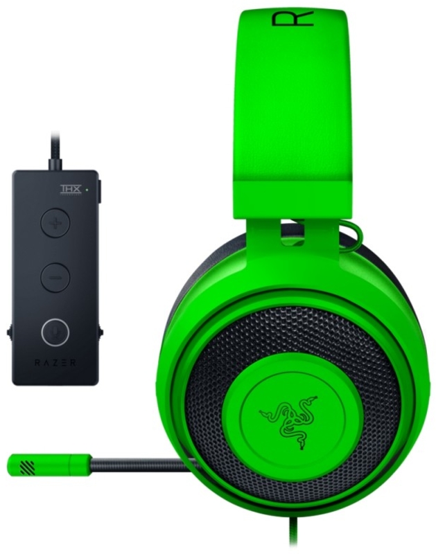 Razer - Headset Razer Kraken THX Tournament Edition Green