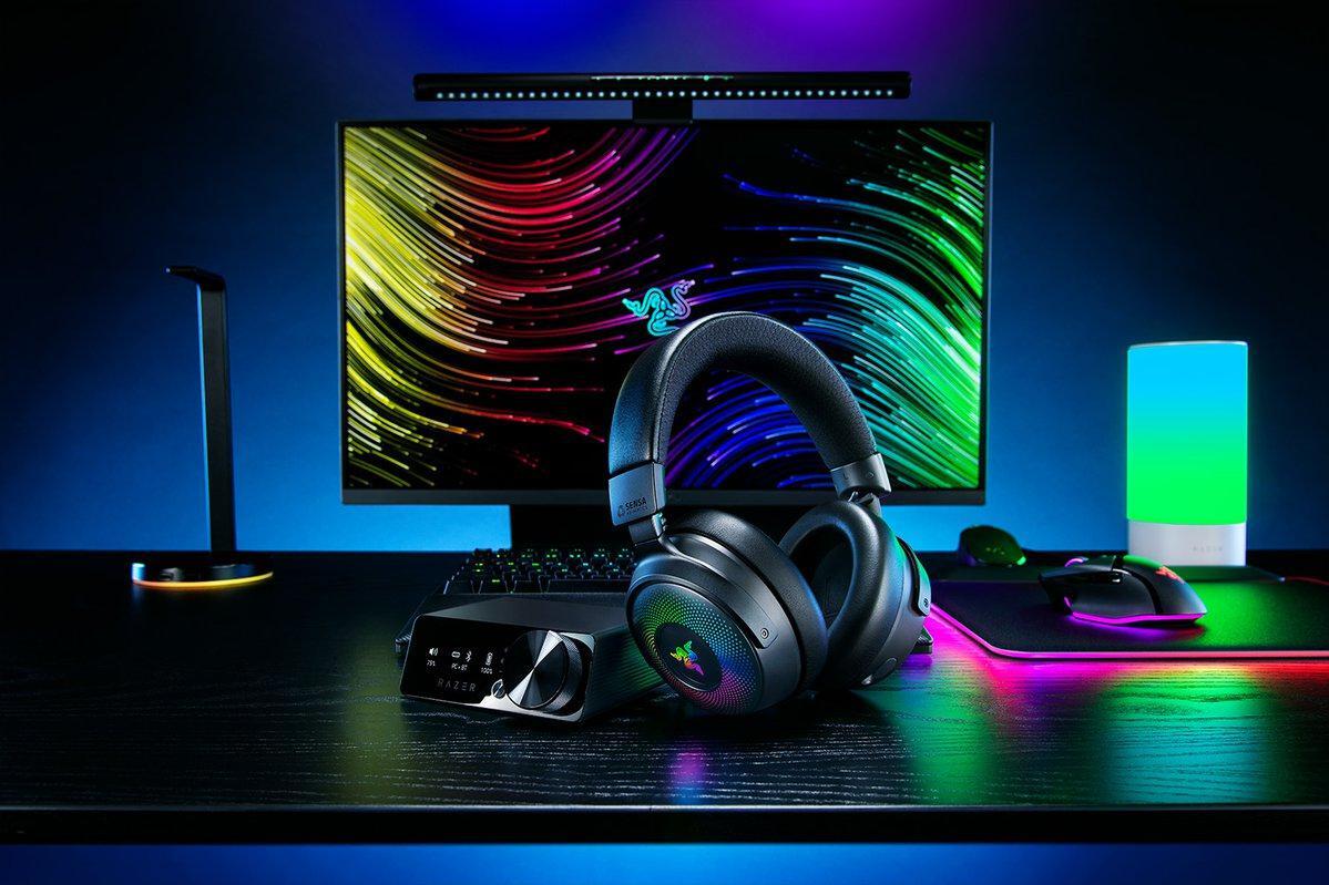 Razer - Headset Razer Kraken V4 Pro RGB Wireless/Bluetooth