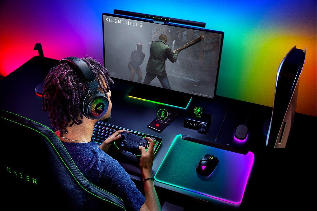 Razer - Headset Razer Kraken V4 Pro RGB Wireless/Bluetooth