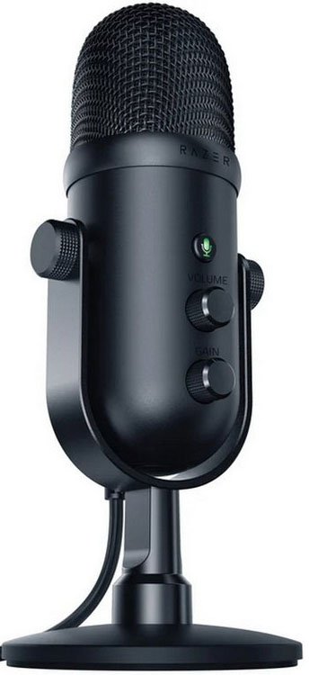 Razer - Microfone Razer Seiren V2 Pro Preto