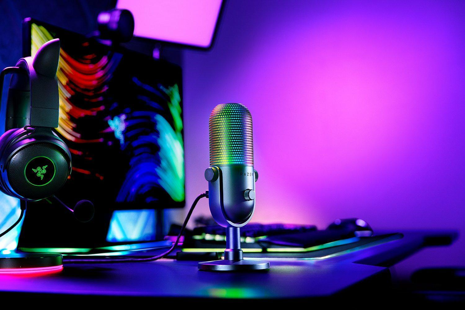 Razer - Microfone Razer Seiren V3 Chroma