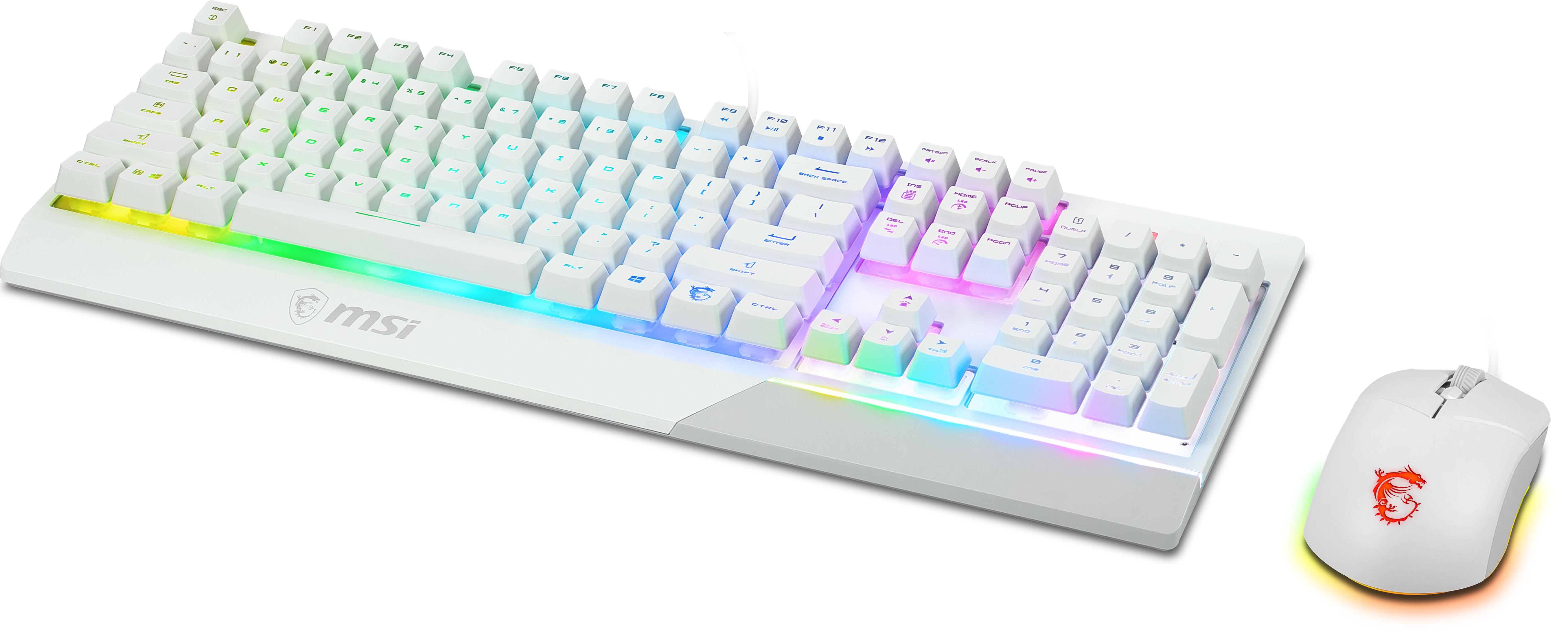 MSI - Teclado + Rato MSI Vigor GK30 Combo (ES) Branco