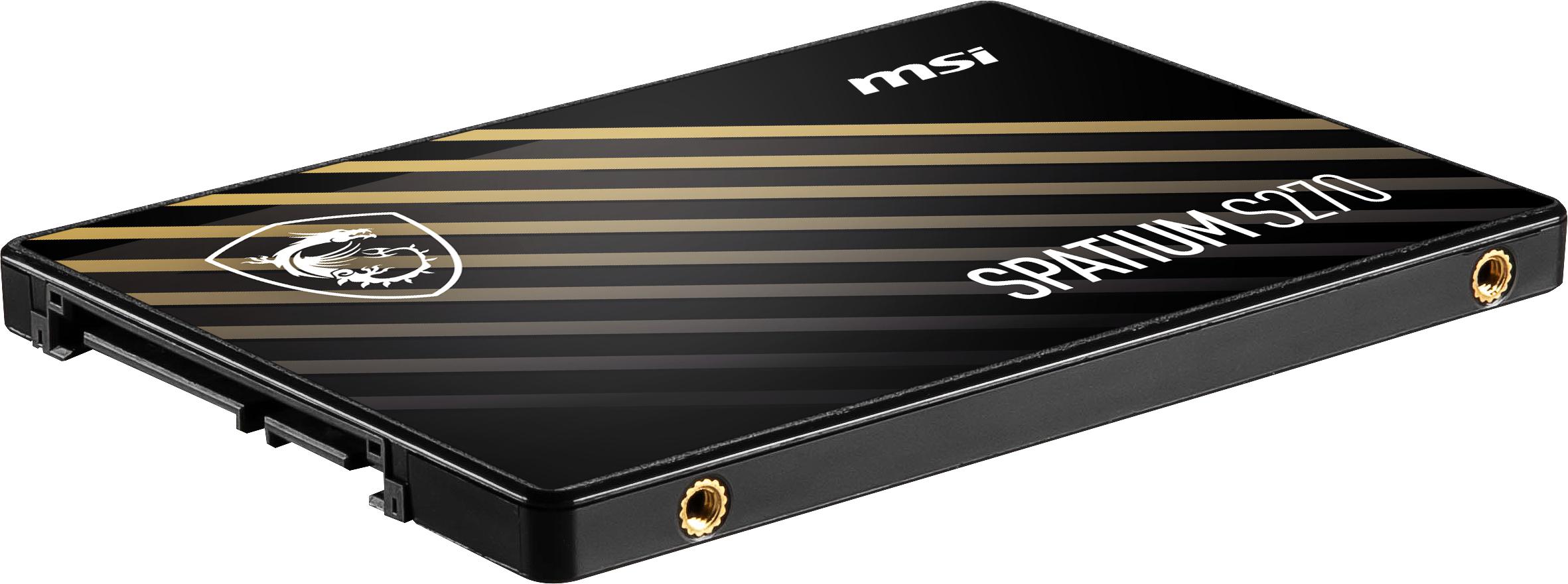 MSI - SSD MSI SPATIUM S270 480GB SATA IIII (500/450MB/s)