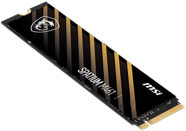 MSI - SSD MSI SPATIUM M461 500GB Gen4 M.2 NVMe (4700/1700MB/s)