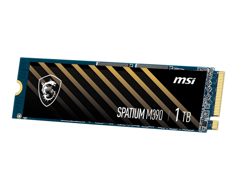 MSI - SSD MSI SPATIUM M390 1TB M.2 NVMe (3300/3000MB/s)