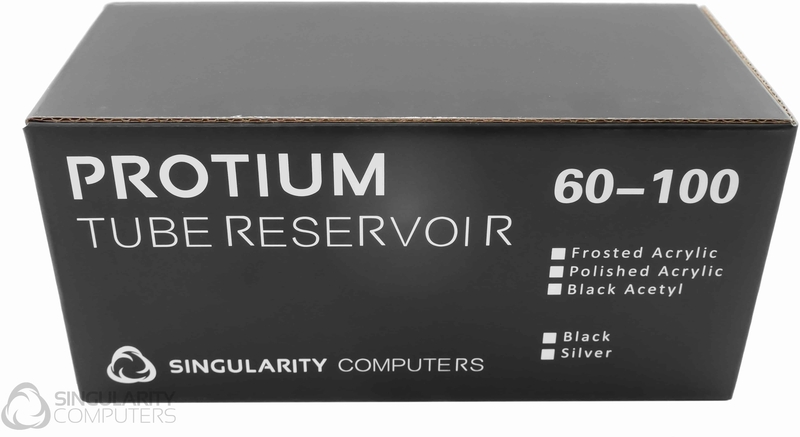 Singularity - Singularity Computers Protium Ausgleichsbehälter 100mm - Acryl, schwarz
