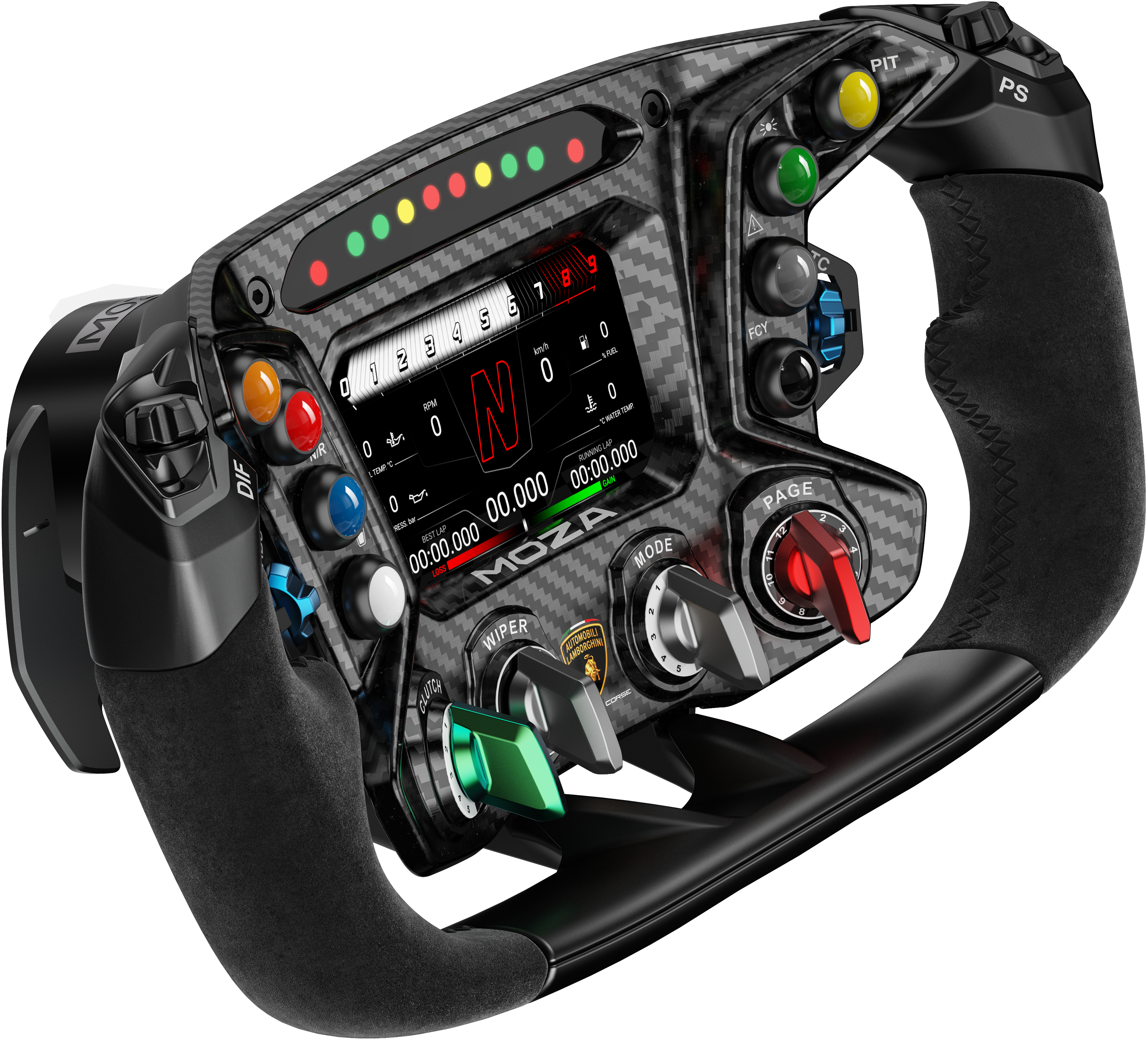 Moza Racing - Add-On Volante MOZA Racing X Automobili Lamborghini Squadra Corse Essenza SCV12 Sim Racing Steering Wheel