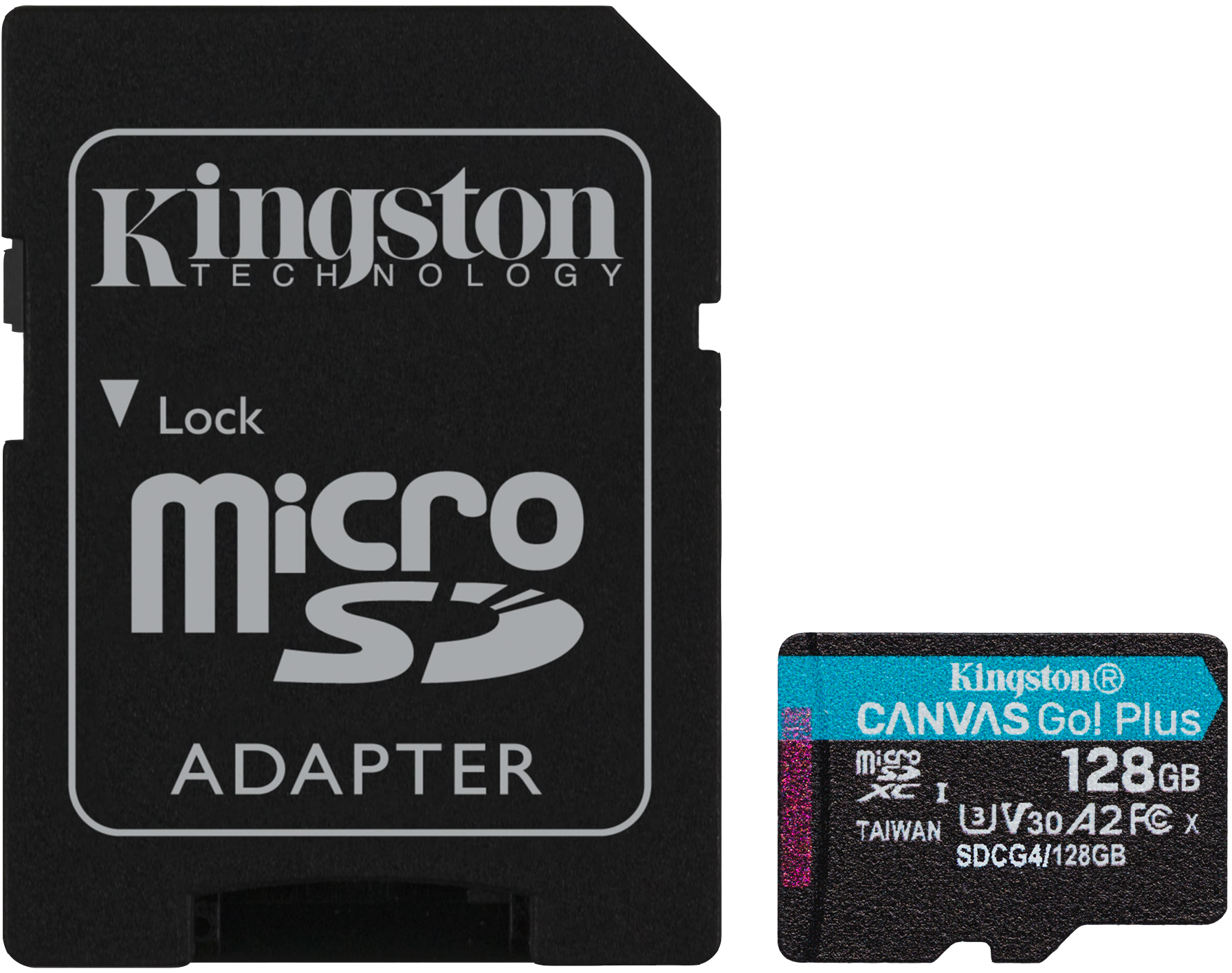 Picture of Picture of Cartão Kingston Canvas Go! Plus Gen4 200MB/s MicroSDXC UHS-I U3 V30 A2 128GB