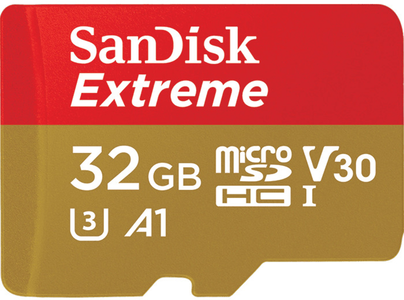 Cartão SanDisk Extreme MicroSDHC C10 A1 UHS-I 32GB