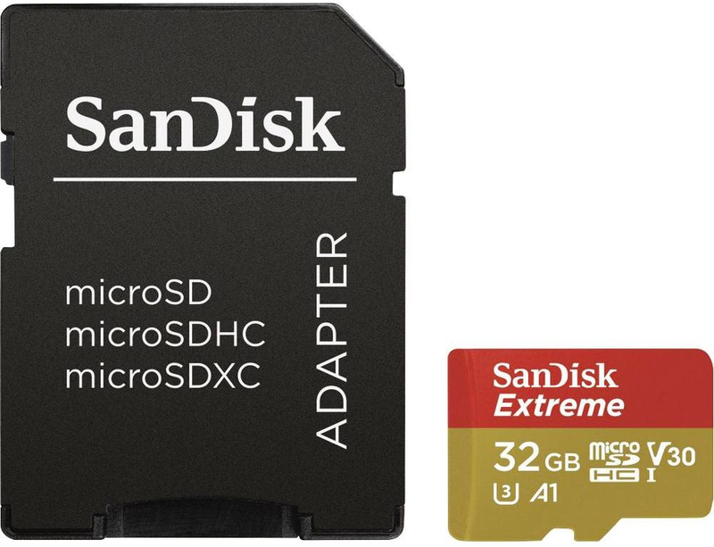 SanDisk - Cartão SanDisk Extreme MicroSDHC C10 A1 UHS-I 32GB