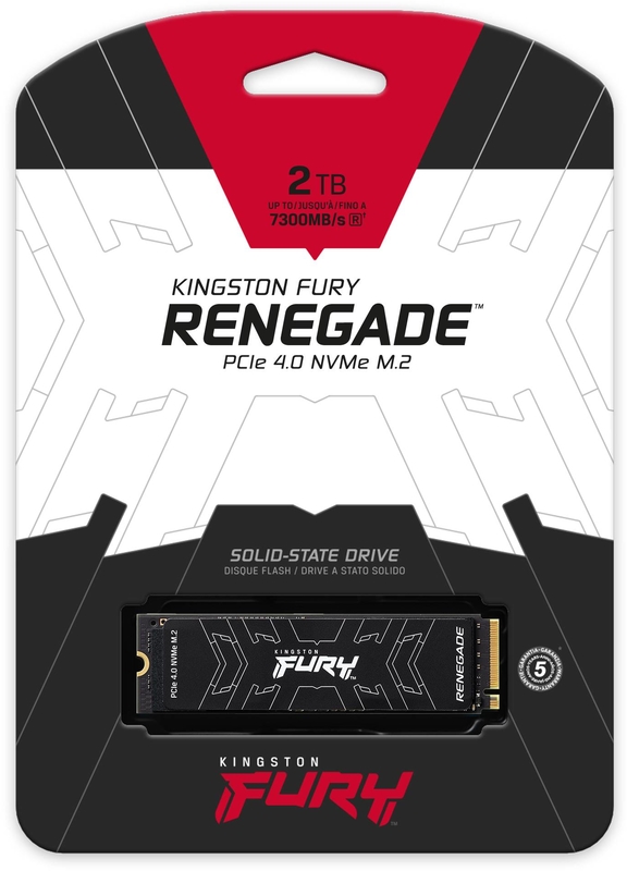 Kingston - SSD Kingston Fury Renegade 2TB Gen4 M.2 NVMe 2280 (7300/7000MB/s)