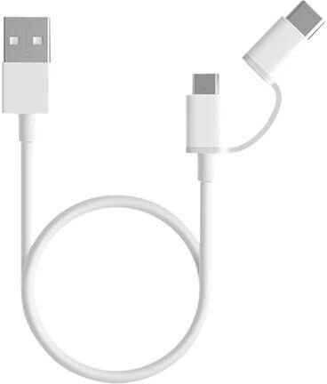 Picture of Picture of Cabo Xiaomi Mi USB a USB Tipo C/Micro USB 1m
