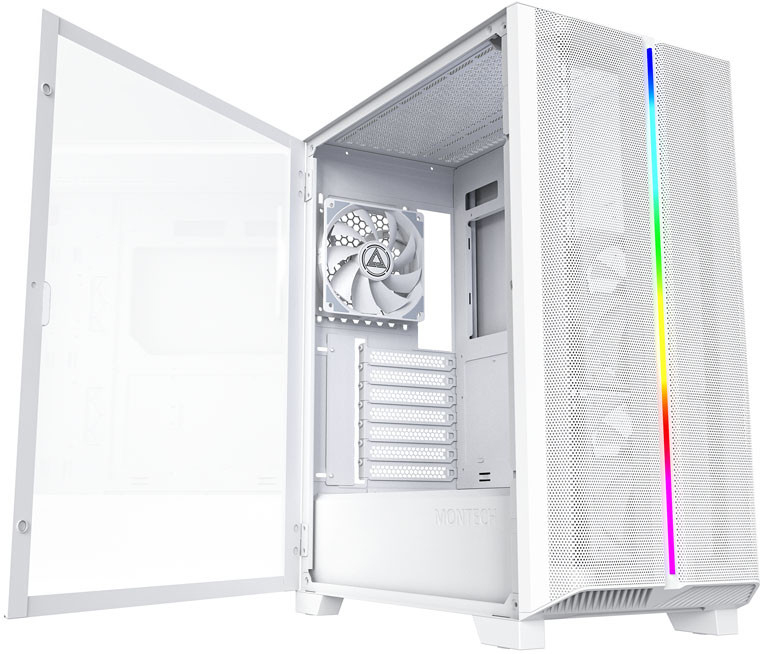 Montech - Caixa ATX Montech SKY ONE Lite Vidro Temperado Branco