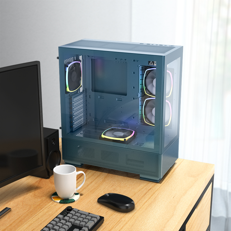 Montech - Caixa ATX Montech SKY TWO - Azul