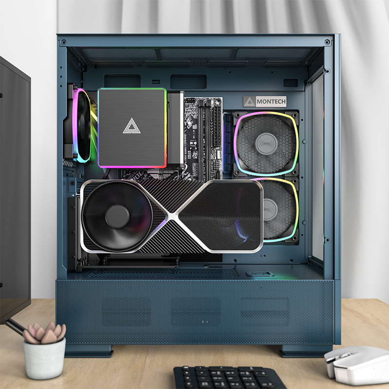 Montech - Caixa ATX Montech SKY TWO - Azul