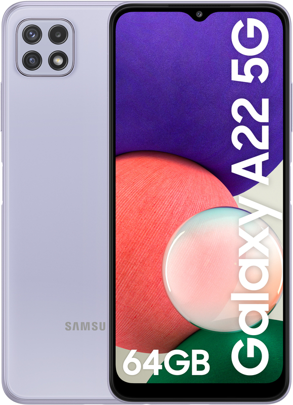 Samsung - Smartphone Samsung Galaxy A22 5G 6.6" (4 / 64GB) 90Hz Violeta