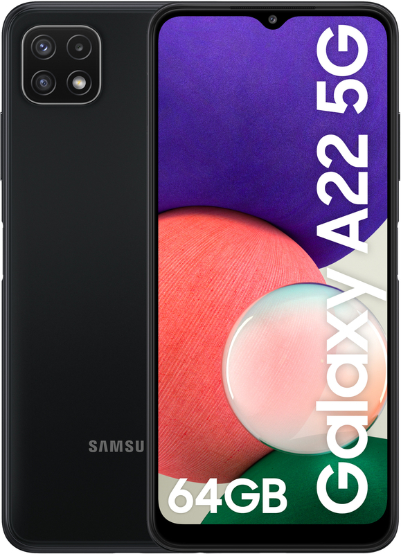 Samsung - Smartphone Samsung Galaxy A22 5G 6.6" (4 / 64GB) 90Hz Preto