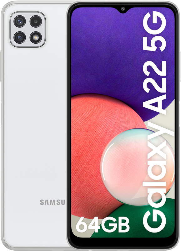 Smartphone Samsung Galaxy A22 5G 6.6" (4 / 64GB) 90Hz Branco