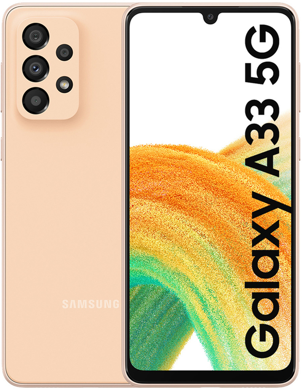 Samsung - Smartphone Samsung Galaxy A33 5G 6.4" (6 / 128GB) 90Hz Laranja