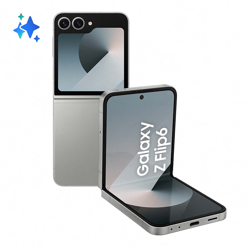 Smartphone Samsung Galaxy Z Flip 6 5G 6.7" (12 /512GB) 120Hz Silver Shadow