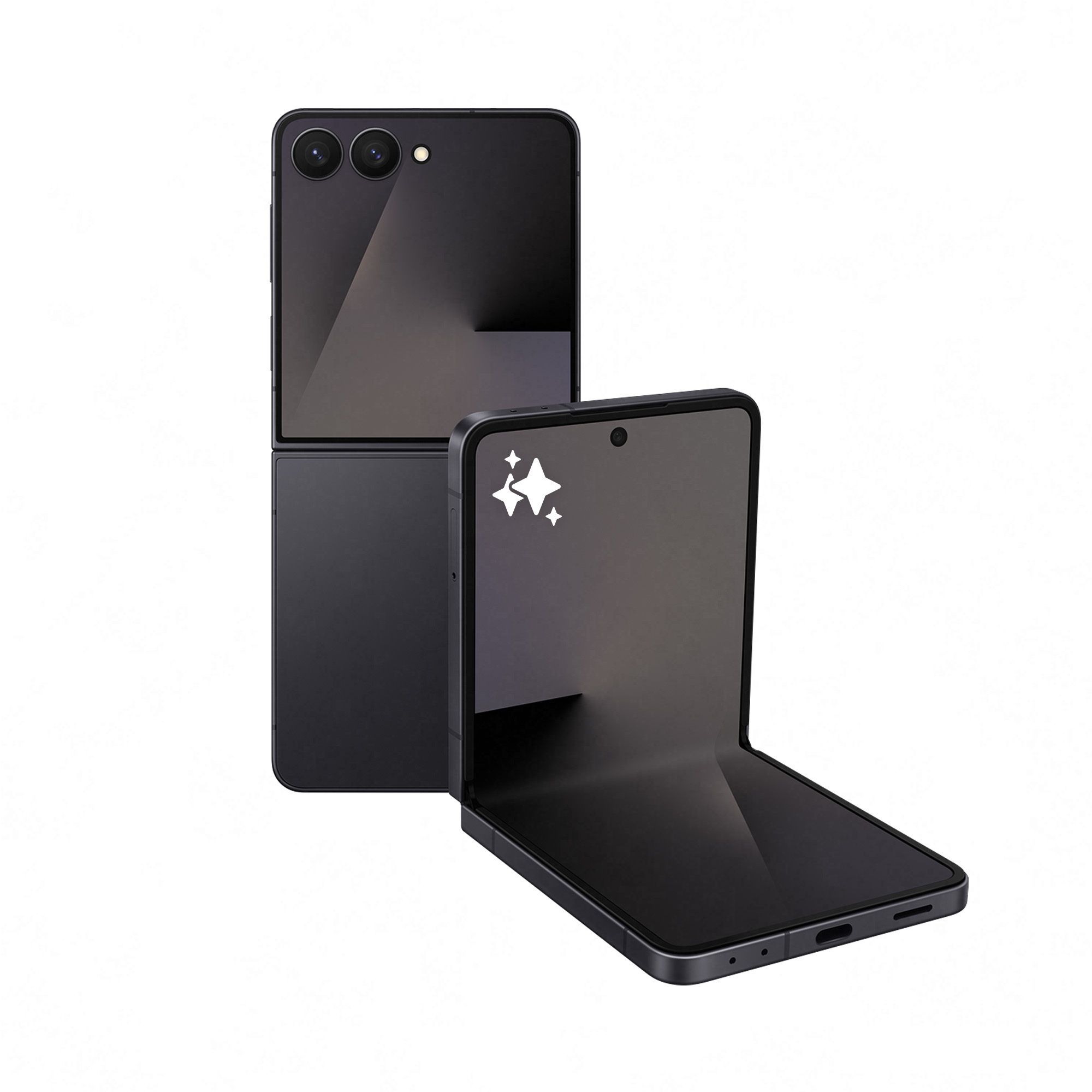 Samsung - Smartphone Samsung Galaxy Z Flip 7 FE 5G 6.7" (12 /256GB) 120Hz Preto