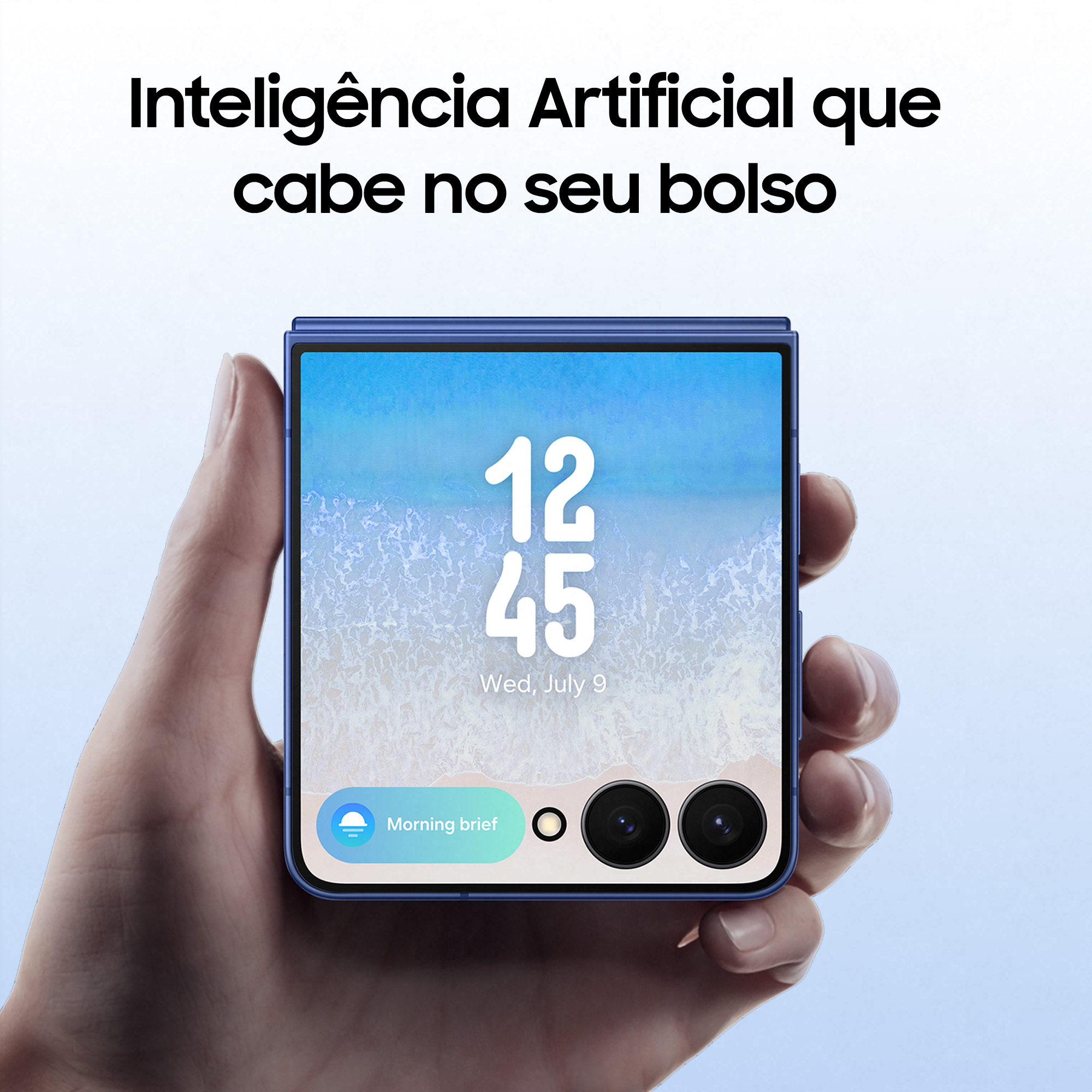 Samsung - Smartphone Samsung Galaxy Z Flip 7 FE 5G 6.7" (12 /256GB) 120Hz Preto