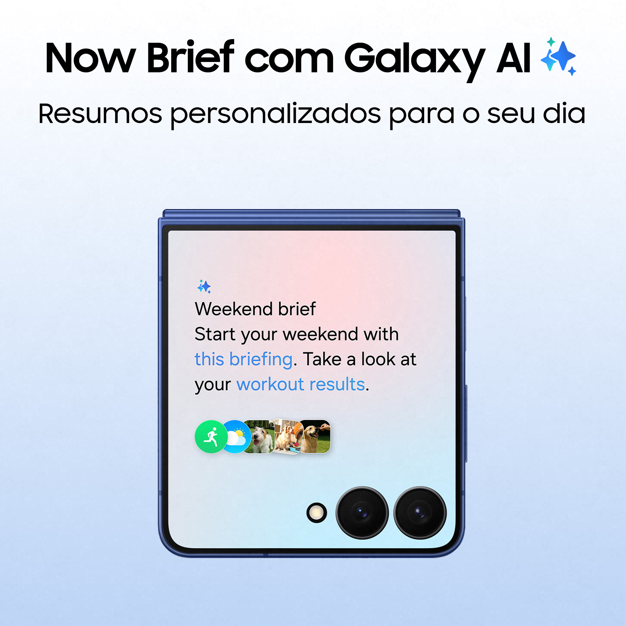 Samsung - Smartphone Samsung Galaxy Z Flip 7 FE 5G 6.7" (12 /256GB) 120Hz Preto
