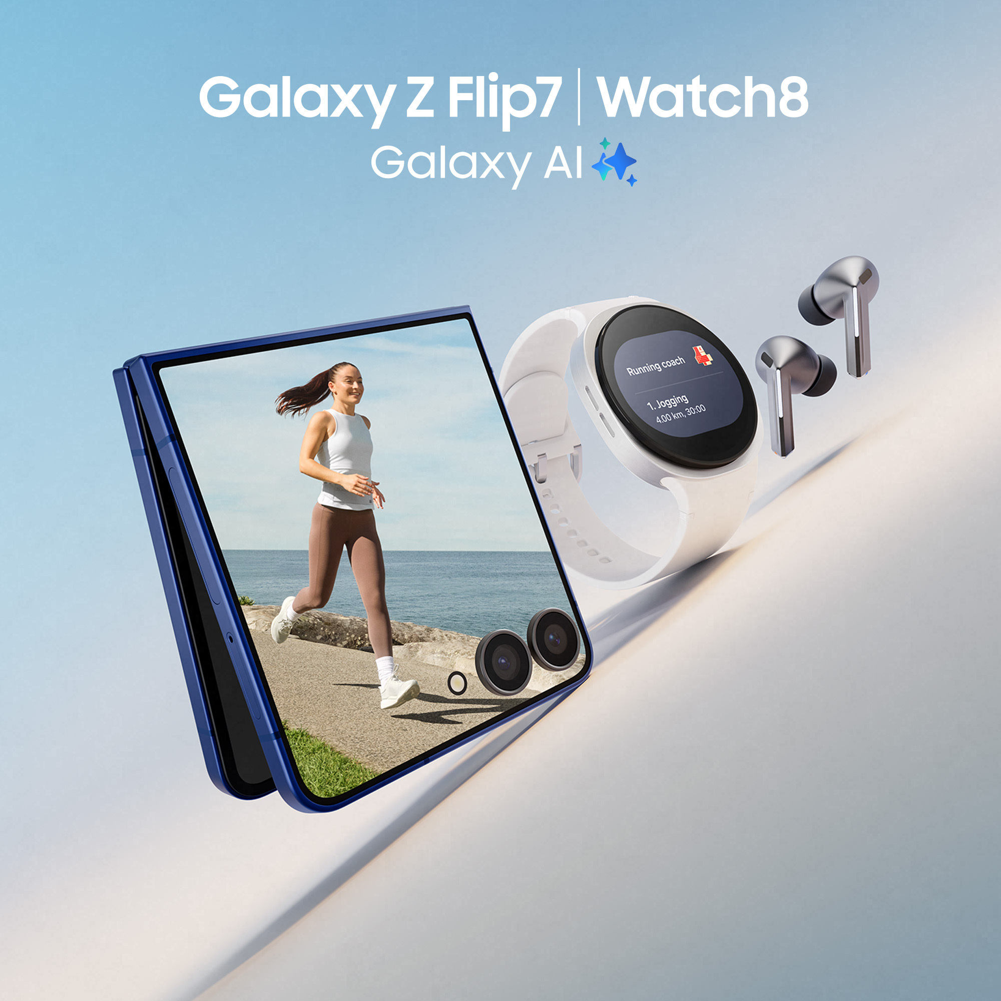 Samsung - Smartphone Samsung Galaxy Z Flip 7 FE 5G 6.7" (12 /256GB) 120Hz Preto