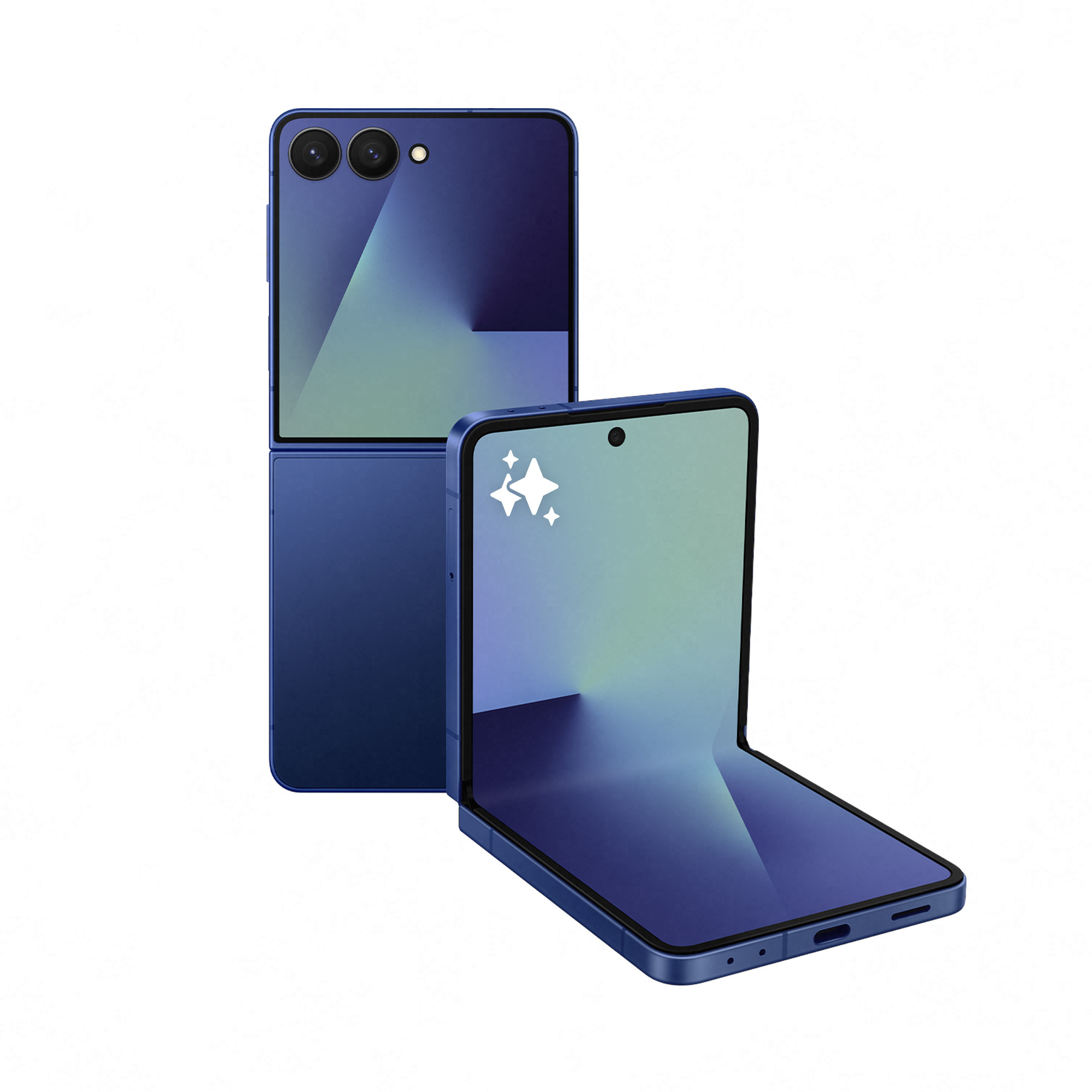 Samsung - Smartphone Samsung Galaxy Z Flip 7 5G 6.9" (12 /256GB) 120Hz Azul Escuro