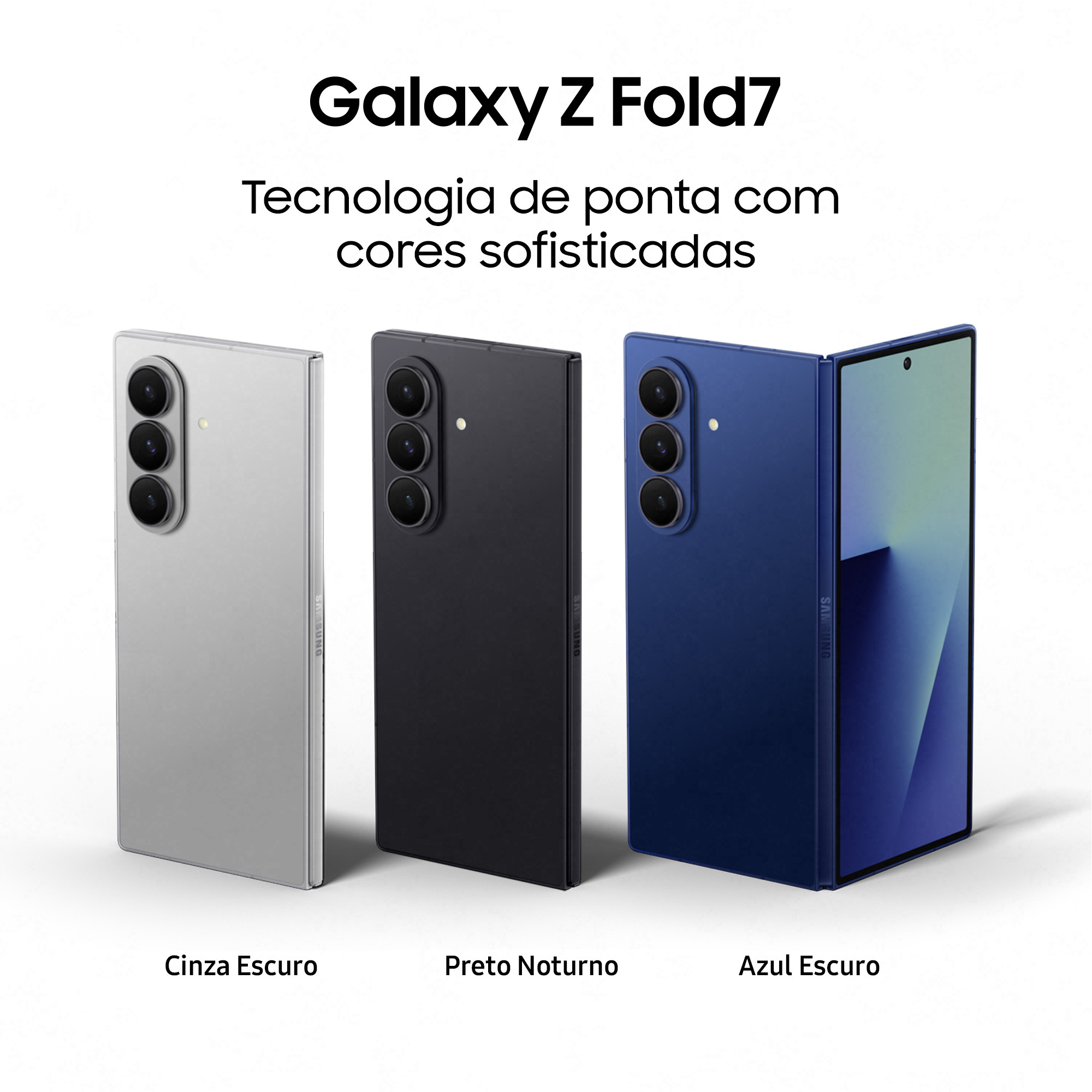 Samsung - Smartphone Samsung Galaxy Z Fold 7 5G 8.0" (12 / 512GB) 120Hz Preto Noturno