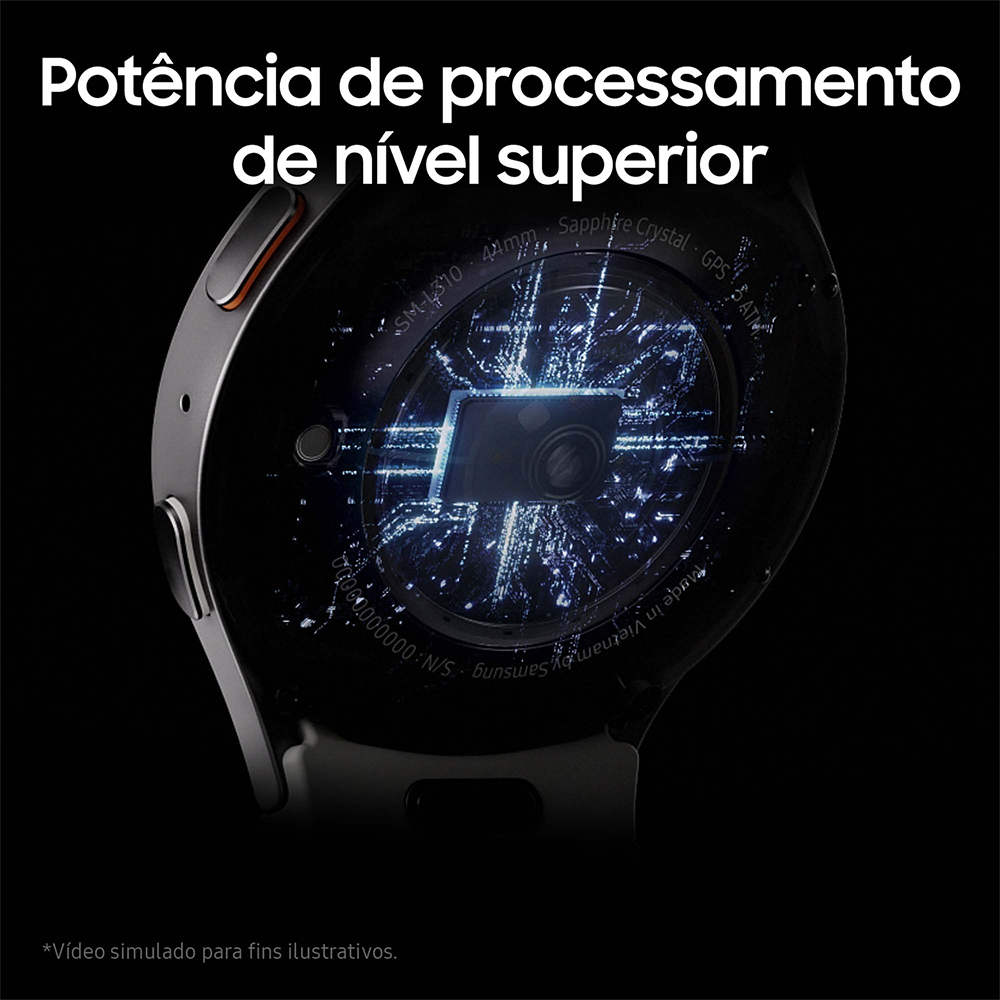 Samsung - Smartwatch Samsung Galaxy Watch 7 44mm BT Prateado