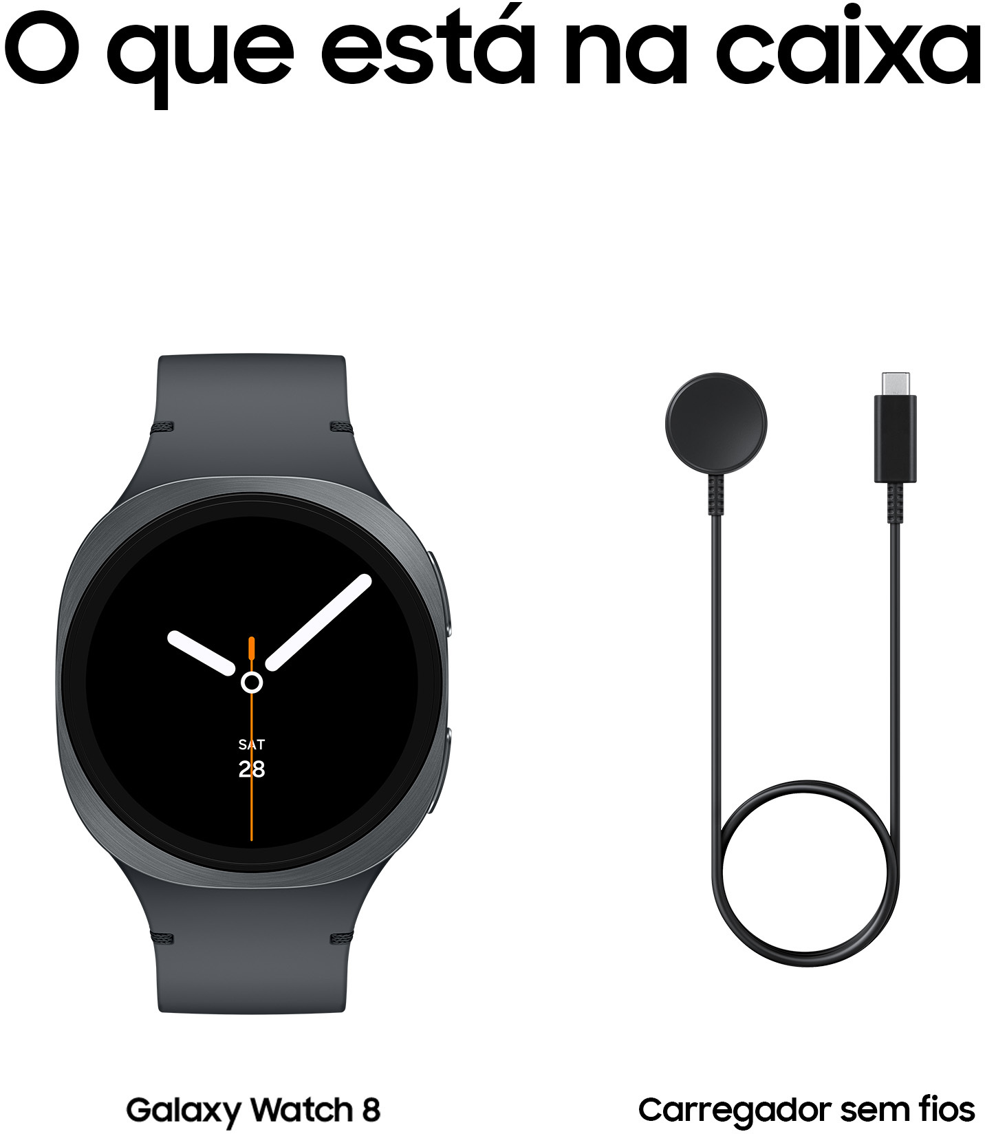 Samsung - Smartwatch Samsung Galaxy Watch 8 40mm LTE Grafite
