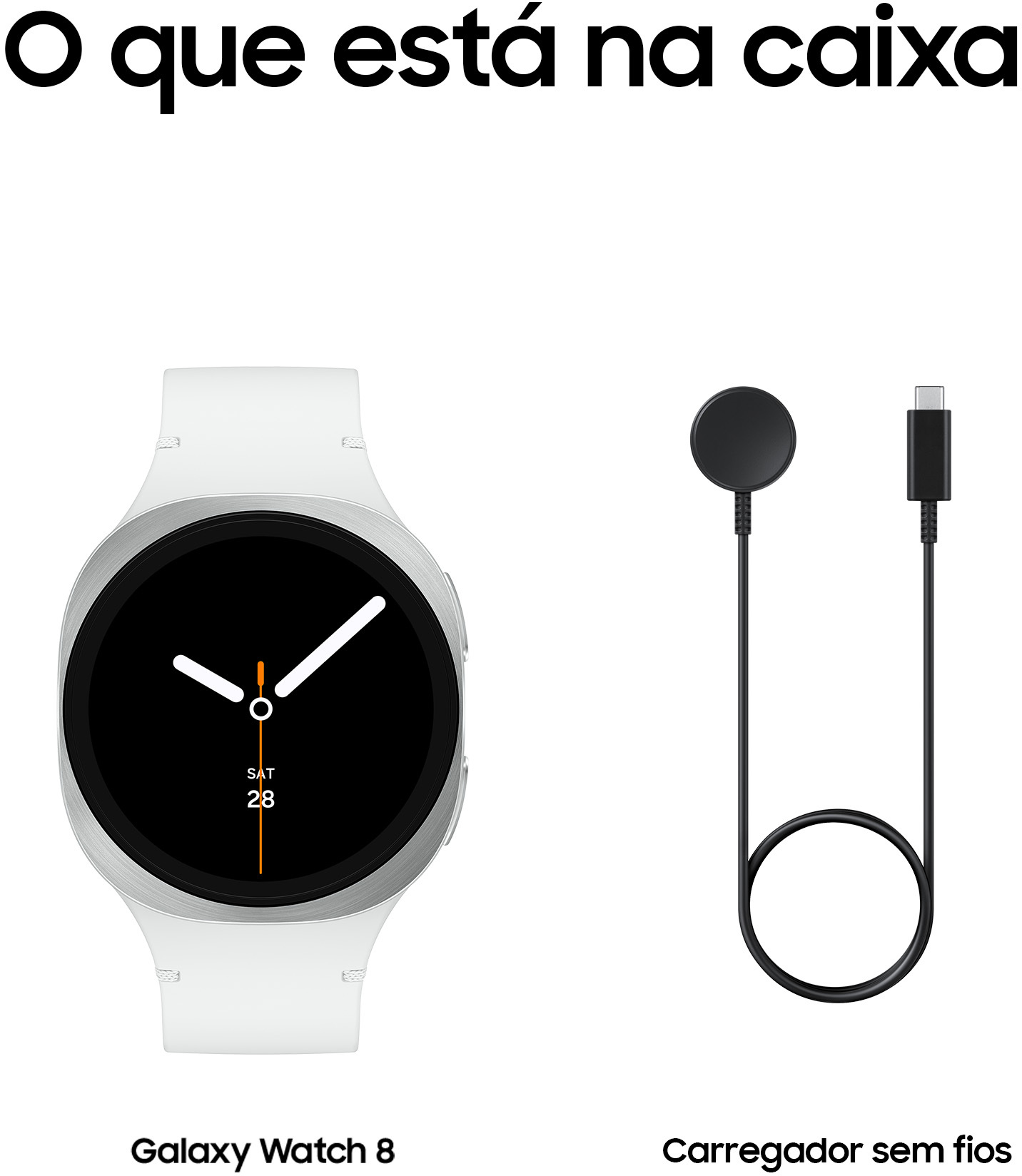Samsung - Smartwatch Samsung Galaxy Watch 8 44mm BT Prateado