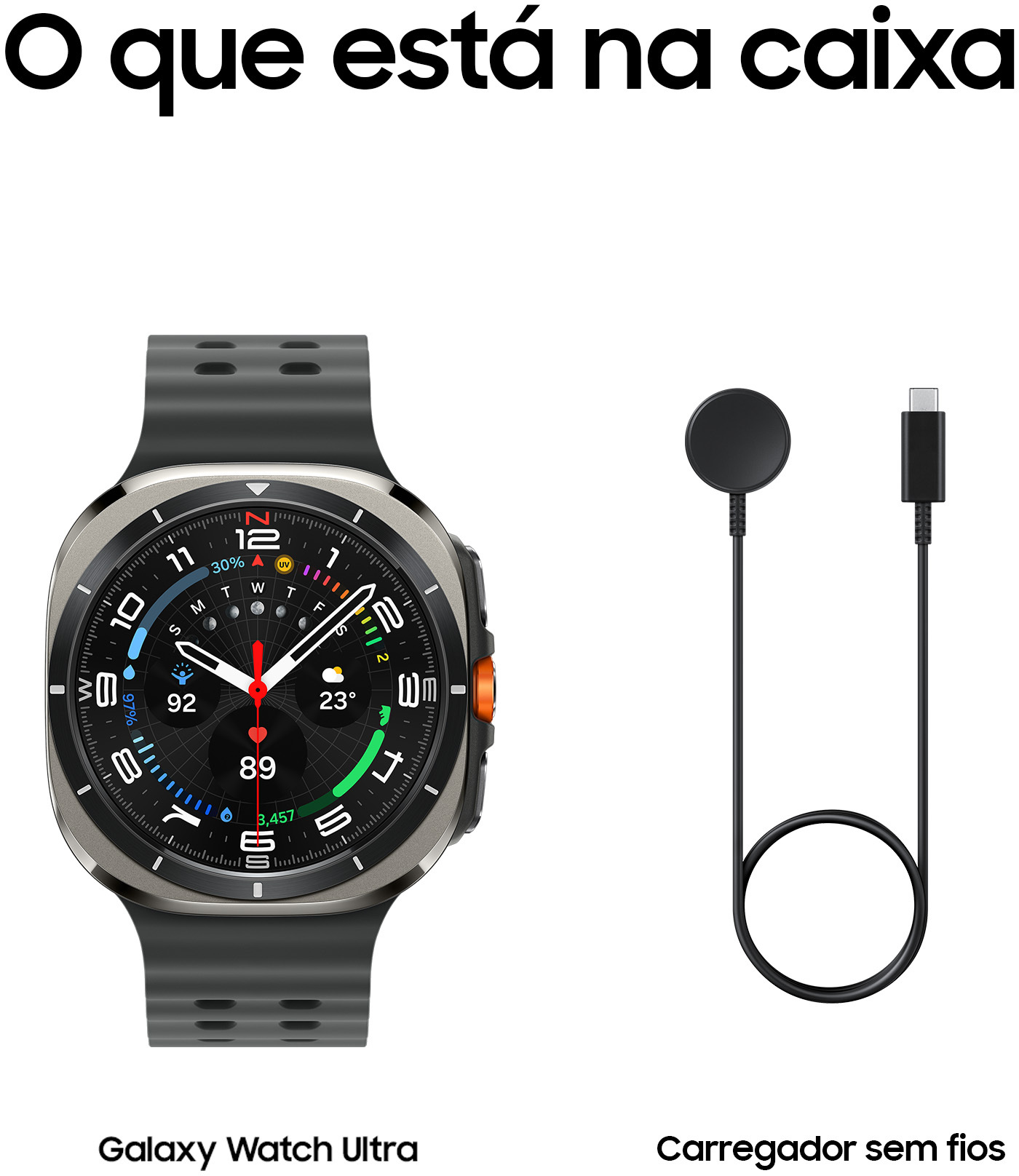 Samsung - Smartwatch Samsung Galaxy Watch Ultra 2025 47mm LTE Prateado
