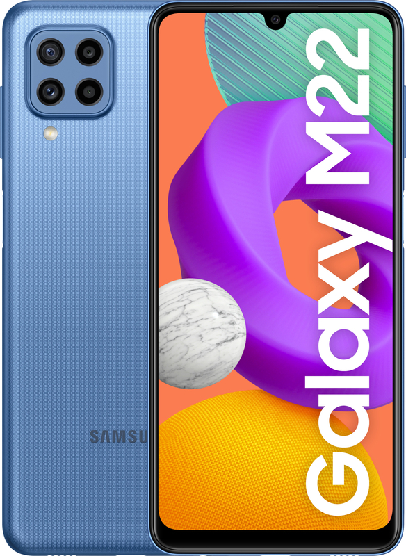 Samsung - Smartphone Samsung Galaxy M22 6.4" (4 / 128GB) 90Hz Azul