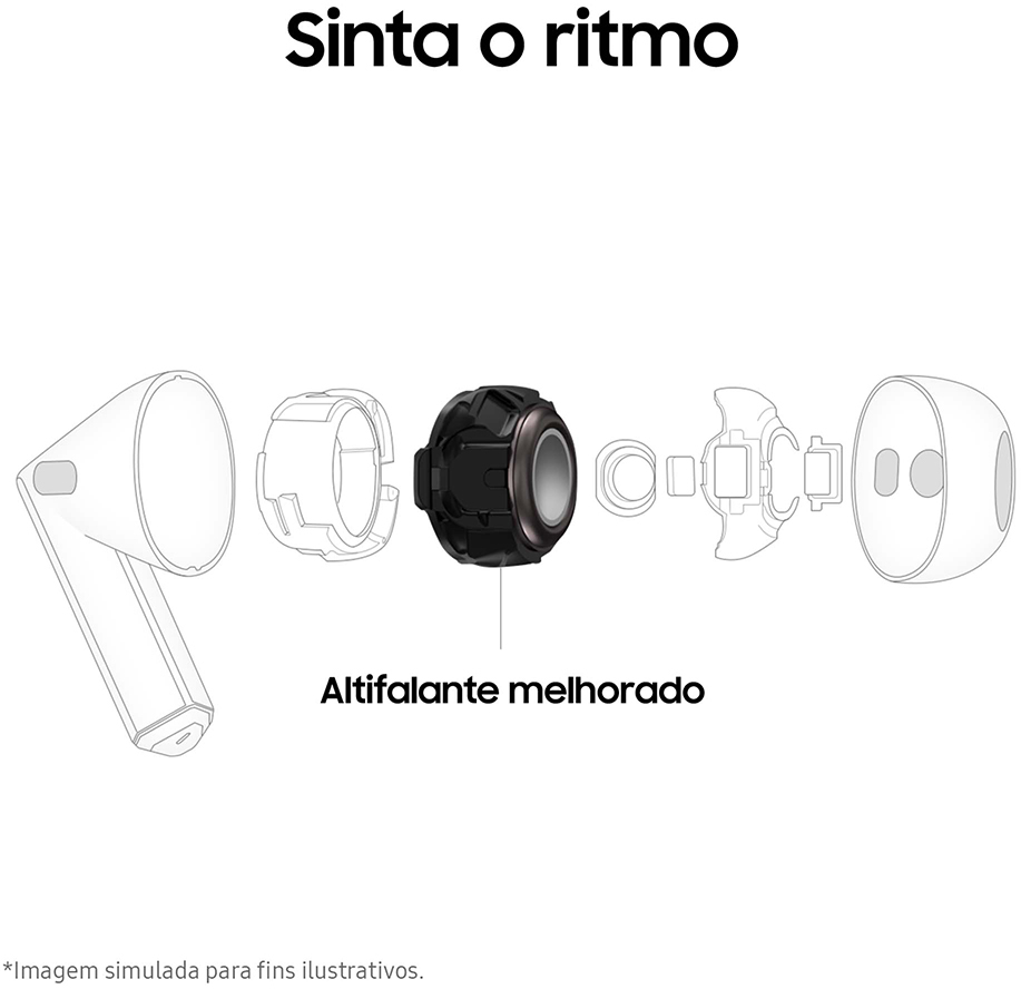 Samsung - Earbuds Samsung Galaxy Buds 3 Bluetooth Grafite