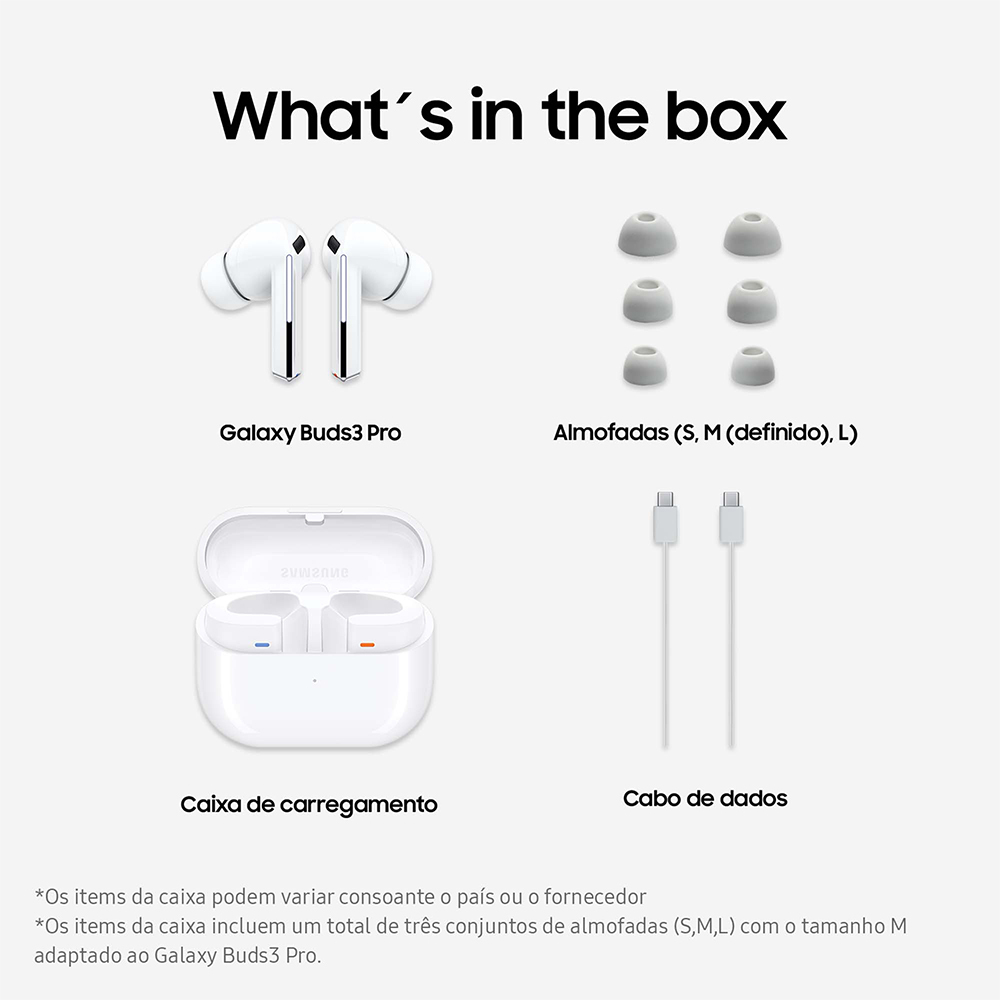 Samsung - Earbuds Samsung Galaxy Buds 3 Pro Bluetooth Branco