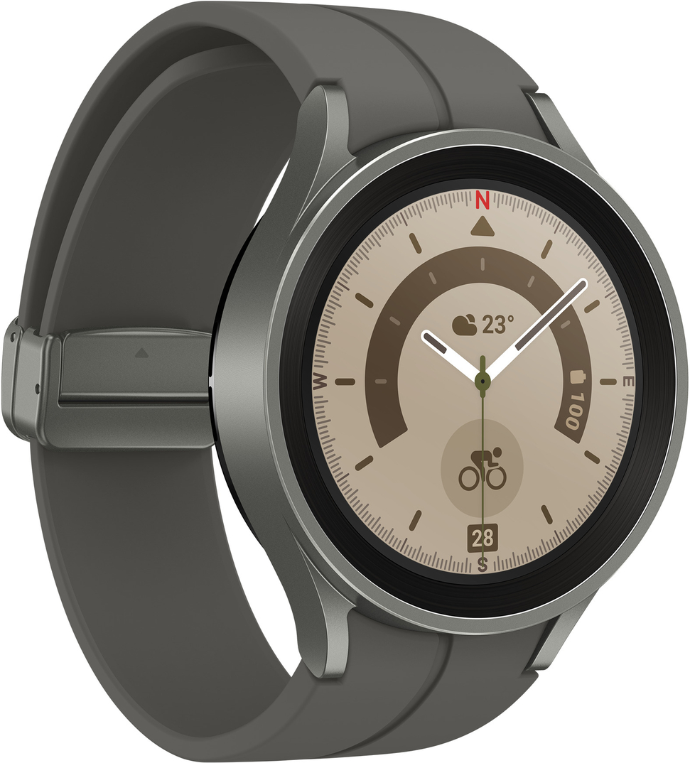 Samsung - Smartwatch Samsung Galaxy Watch 5 Pro 45mm LTE Titânio