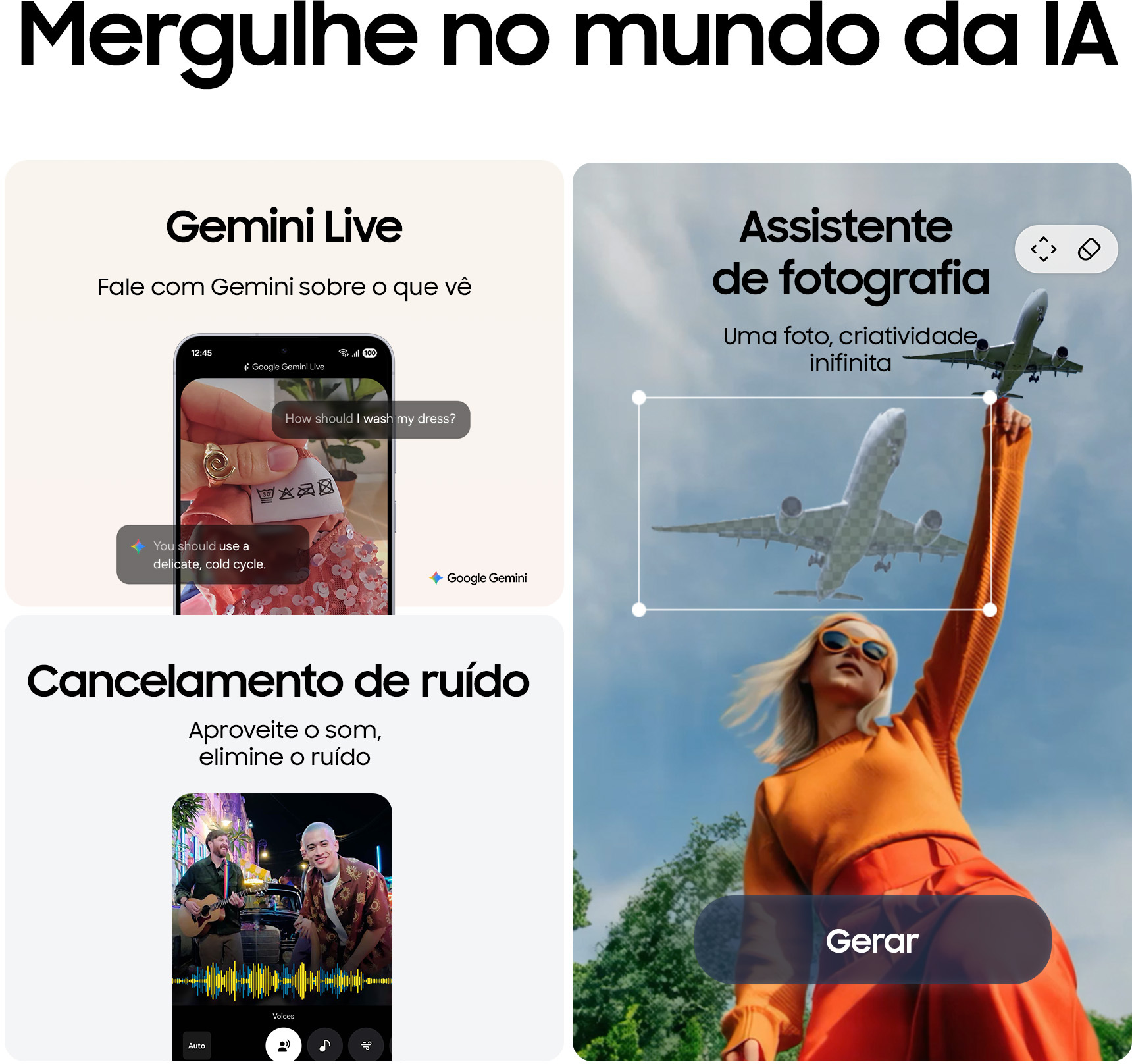 Samsung - Smartphone Samsung Galaxy S25 FE 6.7" (8 / 256GB) 120Hz Branco