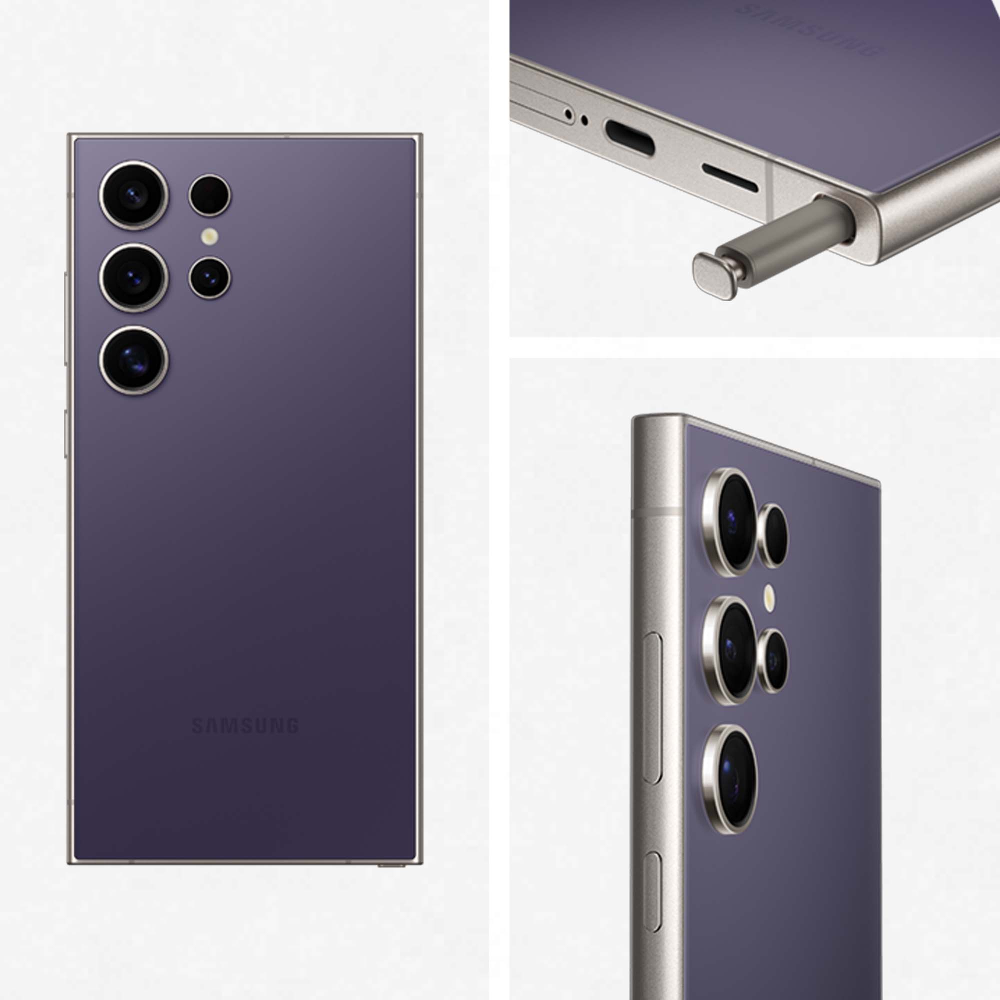Samsung - Smartphone Samsung Galaxy S24 Ultra  6.8" (12 / 256GB) 120Hz Violeta Titânio