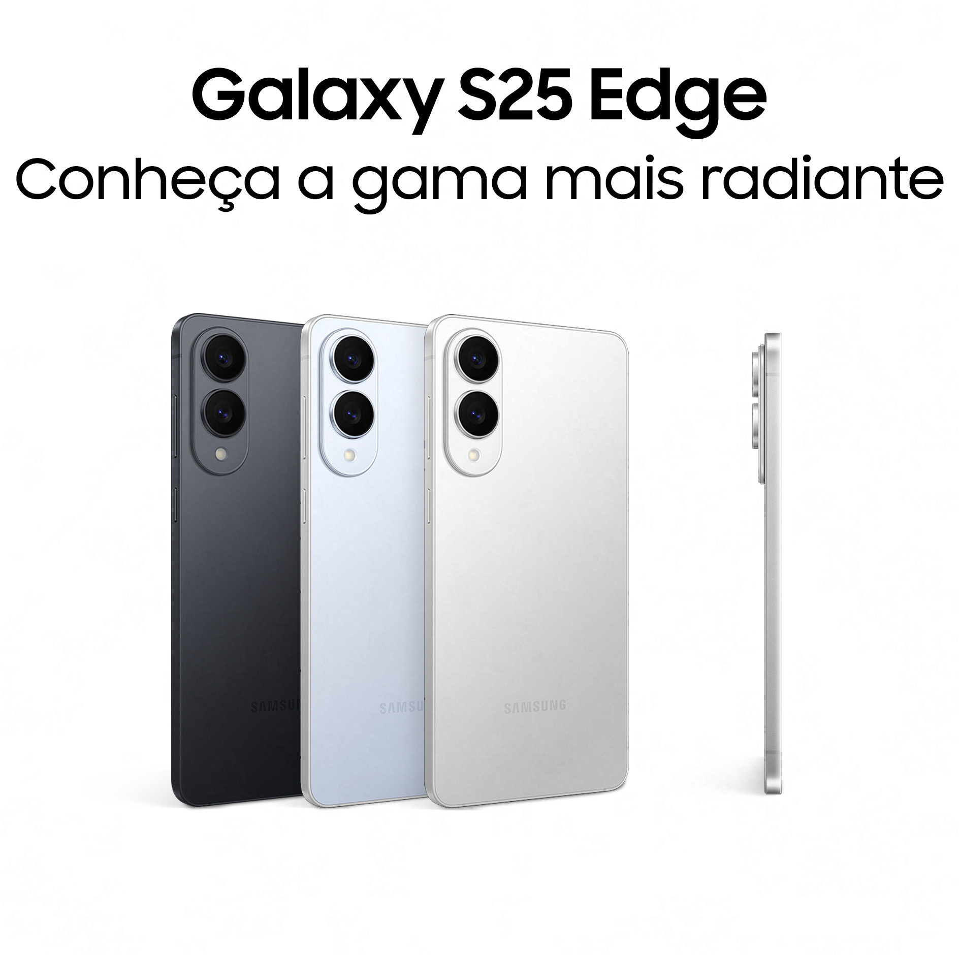 Samsung - Smartphone Samsung Galaxy S25 Edge  6.7" (12 / 256GB) 120Hz Preto Titânio